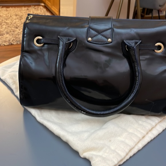Large jimmy Choo bag lightly used navy patent leather - Picture 4 of 5
